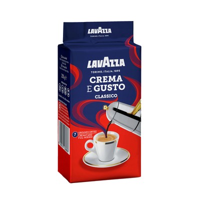 КОФЕ "Lavazza" мол. пач. 250г*20 Crema e Gusto вак/уп. INT